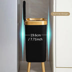 15L Odour-Sealing Trash Can with Elevated Legs – Stylish Waste Bin for Kitchen, Living Room