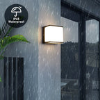 AeroCube Outdoor Wall Light | Modern Waterproof LED – Garden, Patio