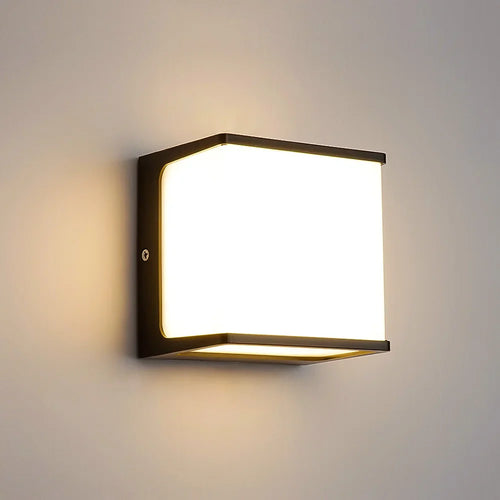 AeroCube Outdoor Wall Light | Modern Waterproof LED – Garden, Patio