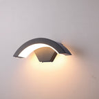 Moderne Außenwandleuchte IP65 Wasserdicht LED – Garten, Terrasse, Camping