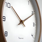 Nordic Wall Clock | Minimalist Wood Frame Design – Home Decor, Gift