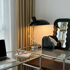 ScandiArc Table Lamp | Curved Metal Design – Home Decor, Modern Lighting