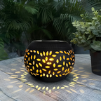 Solar Garden Light | Decorative Metal Outdoor Lamp – Garden, Patio