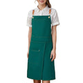 Waterproof Canvas Apron with Pockets | Split Skirt Design – Cooking, Crafting